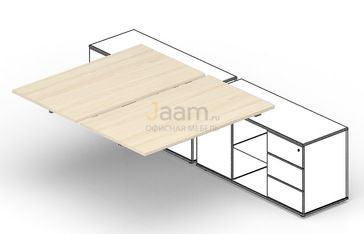 Мебель для персонала Приставной элемент ST2TPS168FU