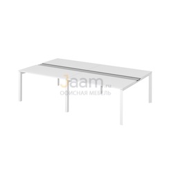 Мебель для персонала Рабочая станция на металлокаркасе ПК-ТНП-СР280Х160Н4/МК/БЭ/КК