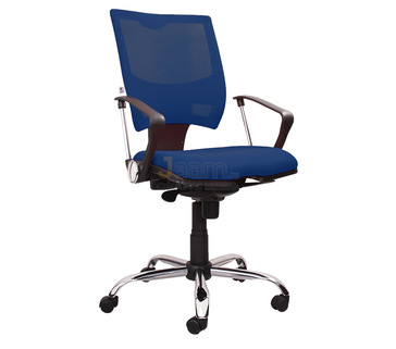 Кресло для персонала Spring grey cfs silver