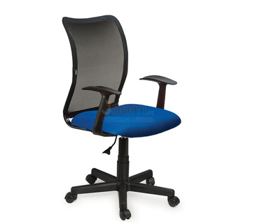 Кресло для персонала Spring MG-307 синее с черным TW