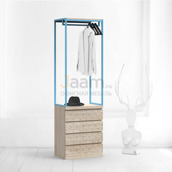 Мебель для персонала Гардероб X OAK с 4 ящиками