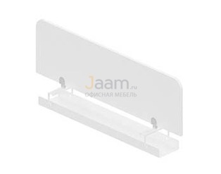 Мебель для персонала Экран-перегородка (Акрил) с кабель-каналом для сдвоенных столов RP-92.2,MKZ-0120