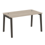 Стол руководителя на деревянных опорах Onix Wood Direct OW.SRR-3.8 1380x800x750