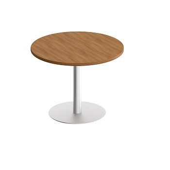 Стол для переговоров круглый на опоре-колонне Патриот ПТ 141 1100x1100x746
