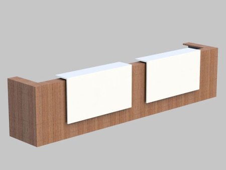 Композиция из 2 прямых и 2 угловых модулей Z2 Z2C21 4450x880x1130 (Орех каналетто)
