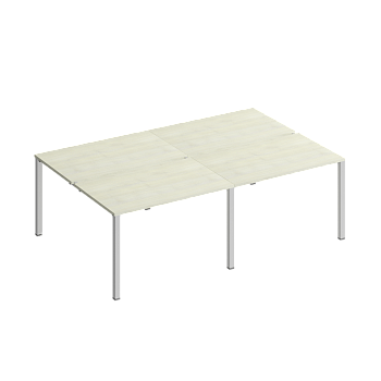 Рабочая станция на металлокаркасе КФ (4х120) Комфорт КФ К.1144-2 2400x1540x750