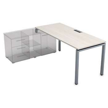 СТЛ-П.996 Стол рабочий прямолинейный три опоры, левый (2000x900x750)