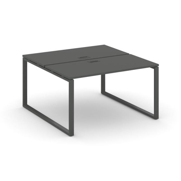 Рабочая станция 2-х сторонняя SN-6O.DRS-001 (980х1232х750) (Антрацит/Металл Антрацит)