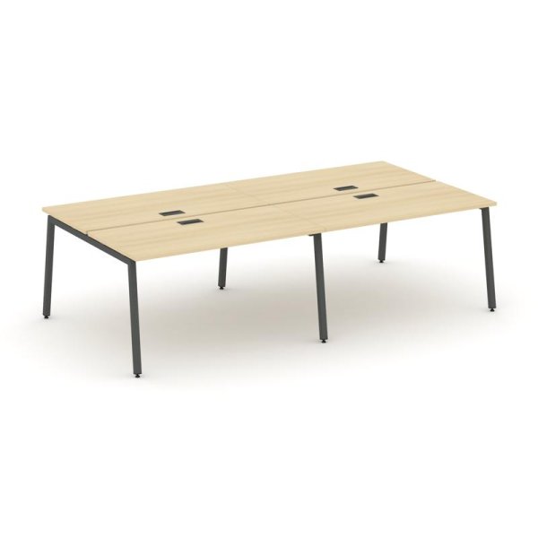 Рабочая станция 2-х сторонняя SN-4A.DRS-053 (2760х1632х750) (Акация Лорка/Металл Антрацит)