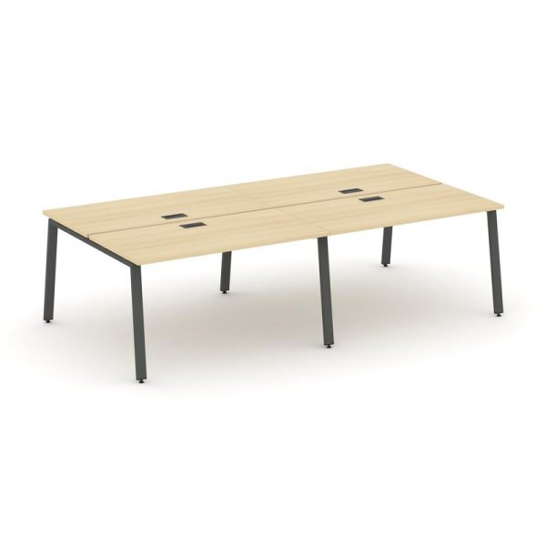 Рабочая станция 2-х сторонняя SN-6A.DRS-043 (2760х1432х750) (Акация Лорка/Металл Антрацит)