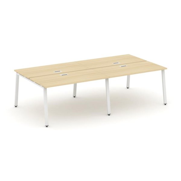 Рабочая станция 2-х сторонняя SN-6A.DRS-053 (2760х1632х750) (Акация Лорка/Металл Белый)