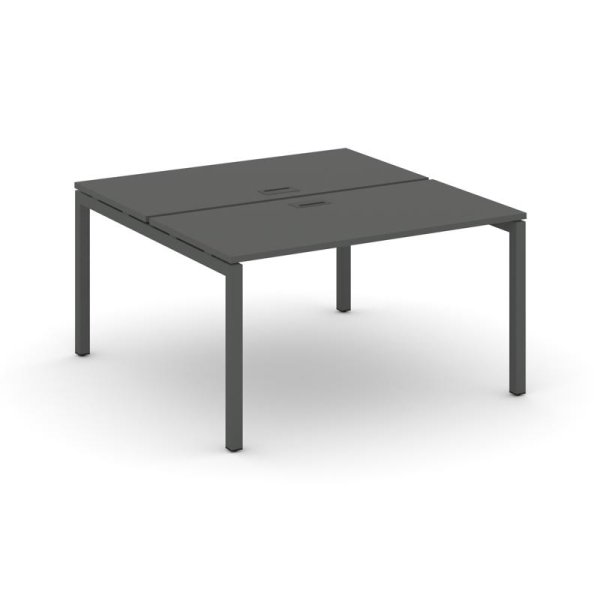 Рабочая станция 2-х сторонняя SN-5P.DRS-024 (1580х1632х750) (Антрацит/Металл Антрацит)